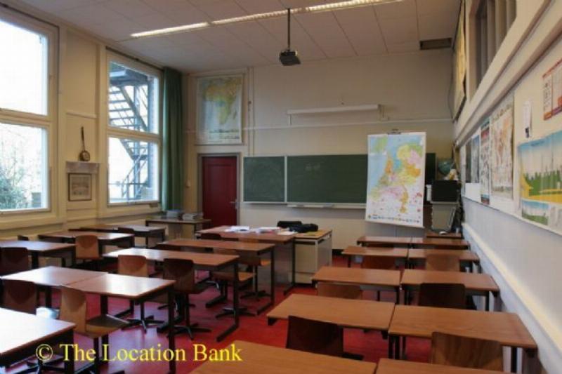 Middelbare school klaslokaal