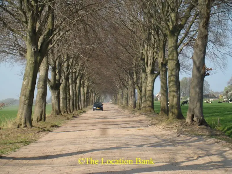 Onverharde provinciale weg