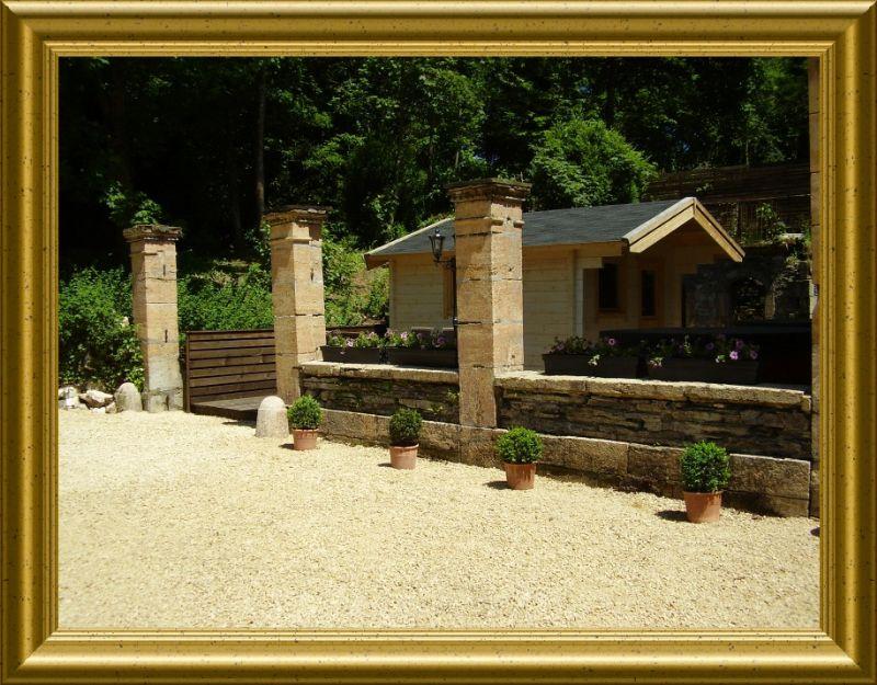 buiten sauna in de tuin