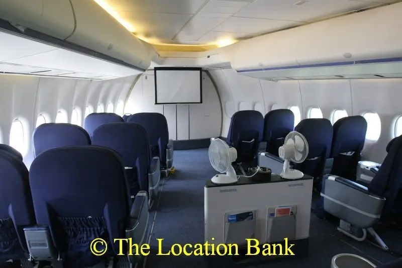 Boeing 747 vliegtuig interieur eerste klas