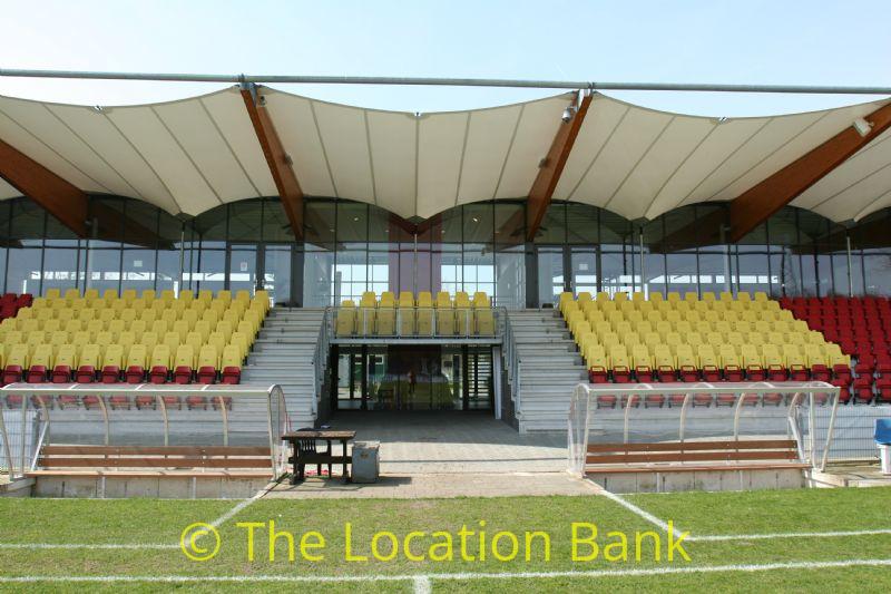 Voetbal stadion of voetbalveld