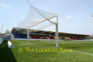 Voetbal stadion of voetbalveld