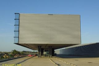 Modern grafisch gebouw