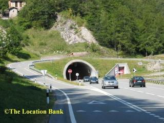 Weg bij Tunnel