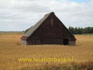 Oude houten schuur