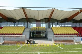 Voetbal stadion of voetbalveld