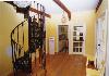 old fashioned spiral staircase
