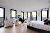 bedroom with view