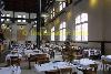 Classical big restaurant in industrial building