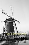 classic dutch windmill