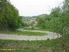 windy curved bend road hillside