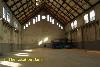 Empty warehouse hall