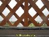 Modern wooden bridge