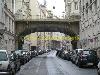 Urban Street with old bridge