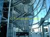 Hichtec B&uuml;ro building mit beautifull Treppe und glass elevator und a terras mit a view at the Flughafen