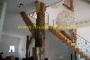 Living mit wooden Treppe
