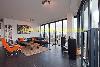 Wohnzimmer mit Skyline