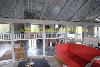 Wohnzimmer space in modern Dachboden in ehemaligen church
