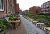 klassischal gro�es restaurant in industrial building