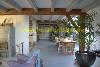 Wohnzimmer mit wooden beams