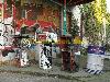 Verlassene gas station