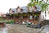 amerikanisch log cabin oder loghouse