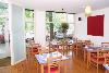 Restaurant mit a Holzboden