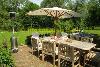 terras in Garten
