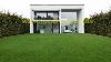 modern villa mit glass walls