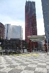 modern buildings street