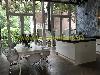 K�che mit Glas Wand