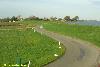 Rural Stra&szlig;e next to a dyke und water
