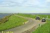 Rural Stra&szlig;e next to a dyke und water