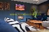 Blaue Wohnzimmer