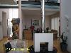 Living mit fireplace