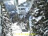 Ski run und ski lift in the mountains
