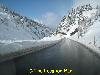 Winter Stra&szlig;e in the mountains