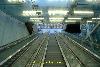 Moderne building mit escalator