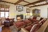 family Zimmer mit fireplace