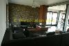 Wohnzimmer mit fire place