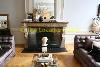 Wohnzimmer mit fire place